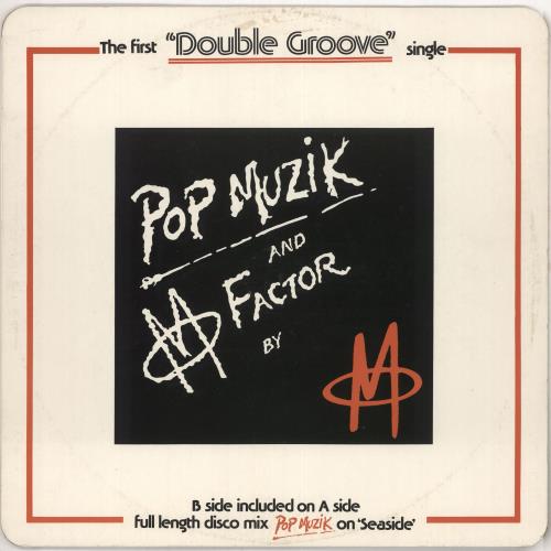M Pop Muzik - Double Grooved UK 12
